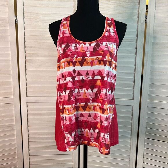 Saucony Running Jogging Mesh Singlet Tank Medium - Picture 1 of 12